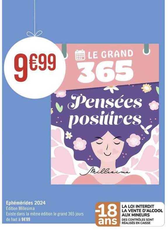 Ephémérides 2024 édition Millesima