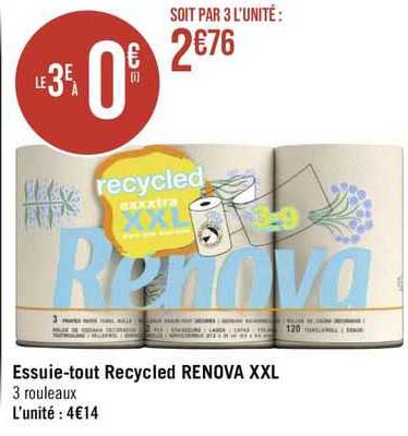 essuie-tout recycled renova xxl