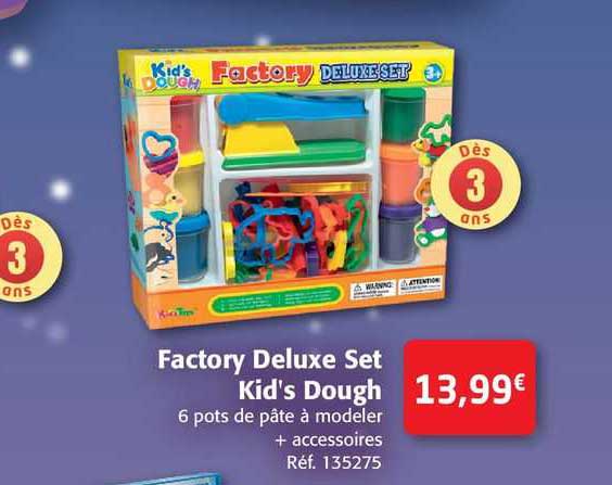 factory deluxe set kid's dough