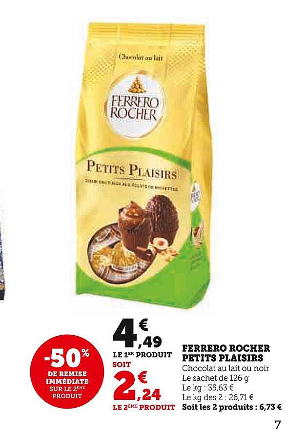ferrero rocher petits plaisirs
