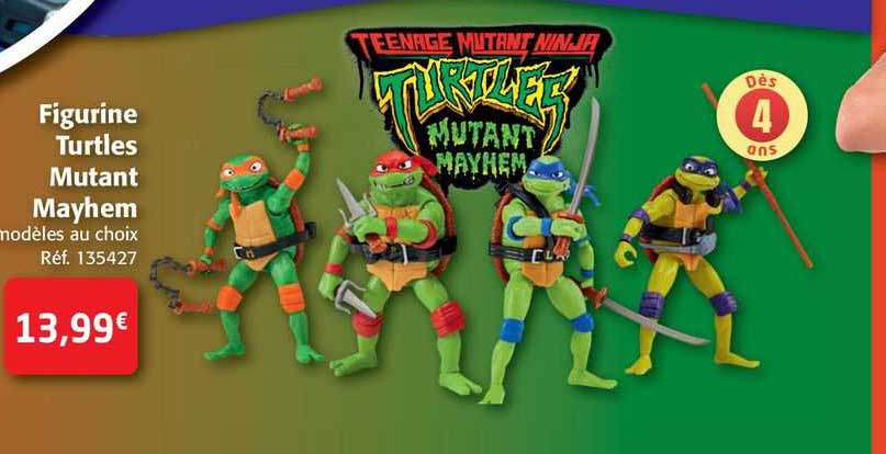 figurine turtles mutant mayhem