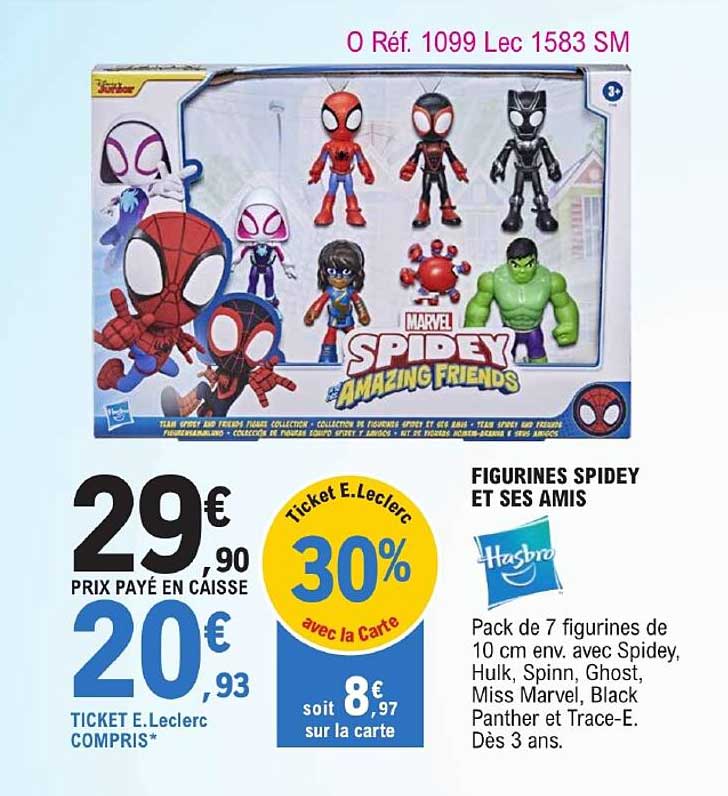figurines spidey et ses amis hasbro