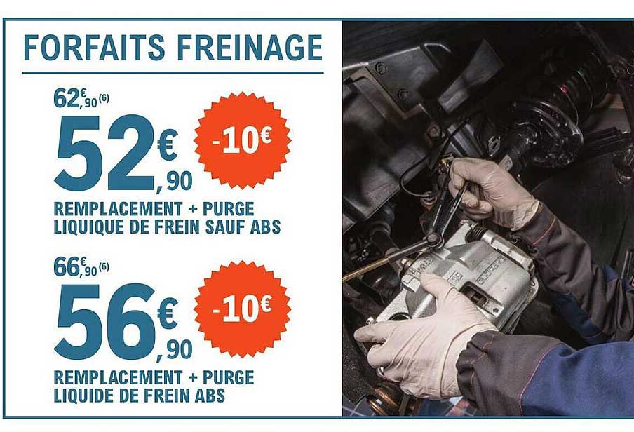 forfaits freinage