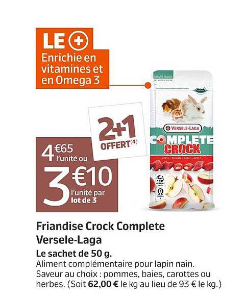 friandise crock complète versele-laga
