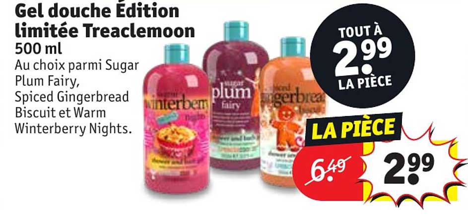 Gel Douche édition Limitée Treaclemoon