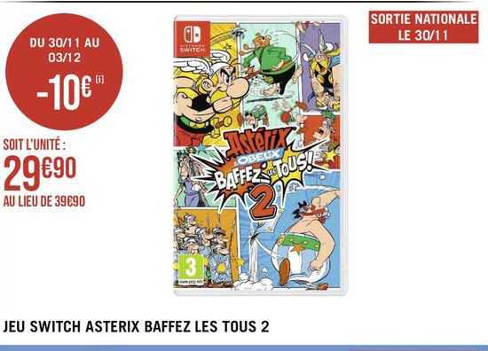 jeu switch astérix baffez les tous 2