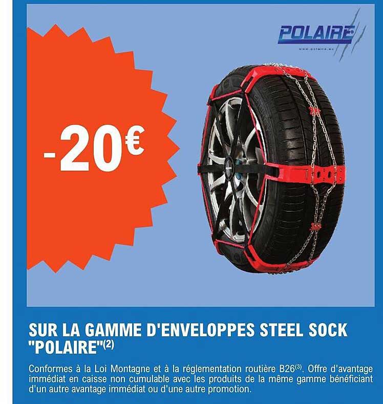 la gamme d'enveloppes steel sock "polaire"