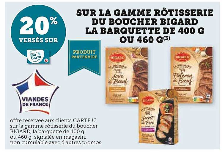 la gamme rôtisserie du boucher bigard