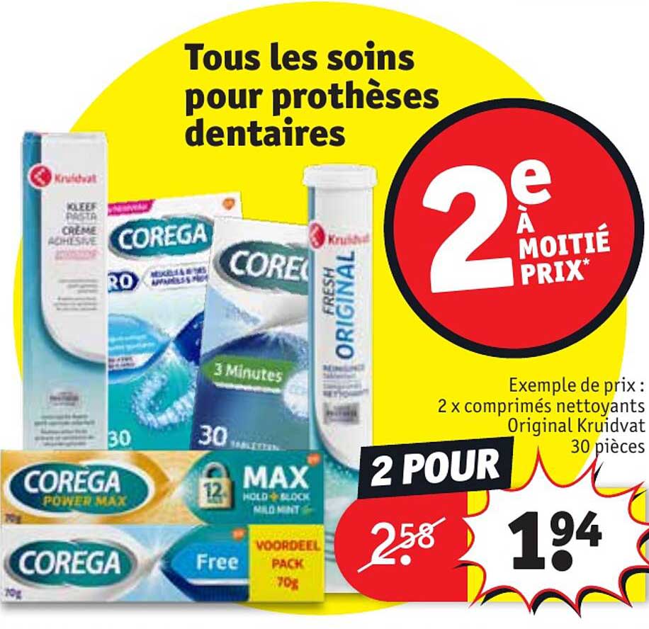 les soins pour prothèses dentaires