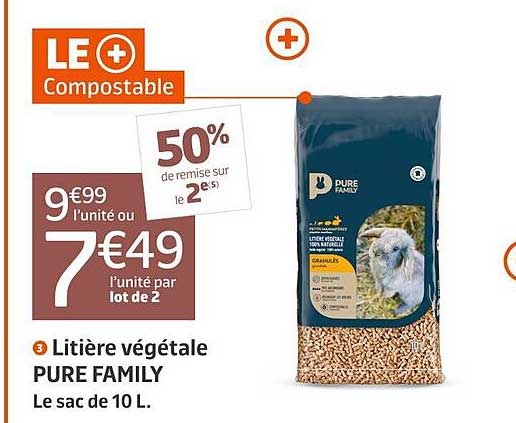 Litière Végétale Pure Family