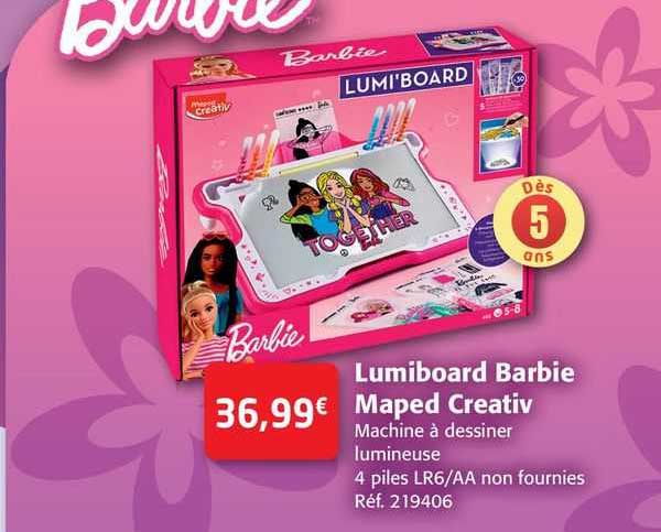 lumiboard barbie maped creativ