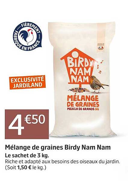 mélange de graines birdy nam nam
