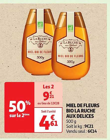 miel de fleurs bio la ruche aux délices