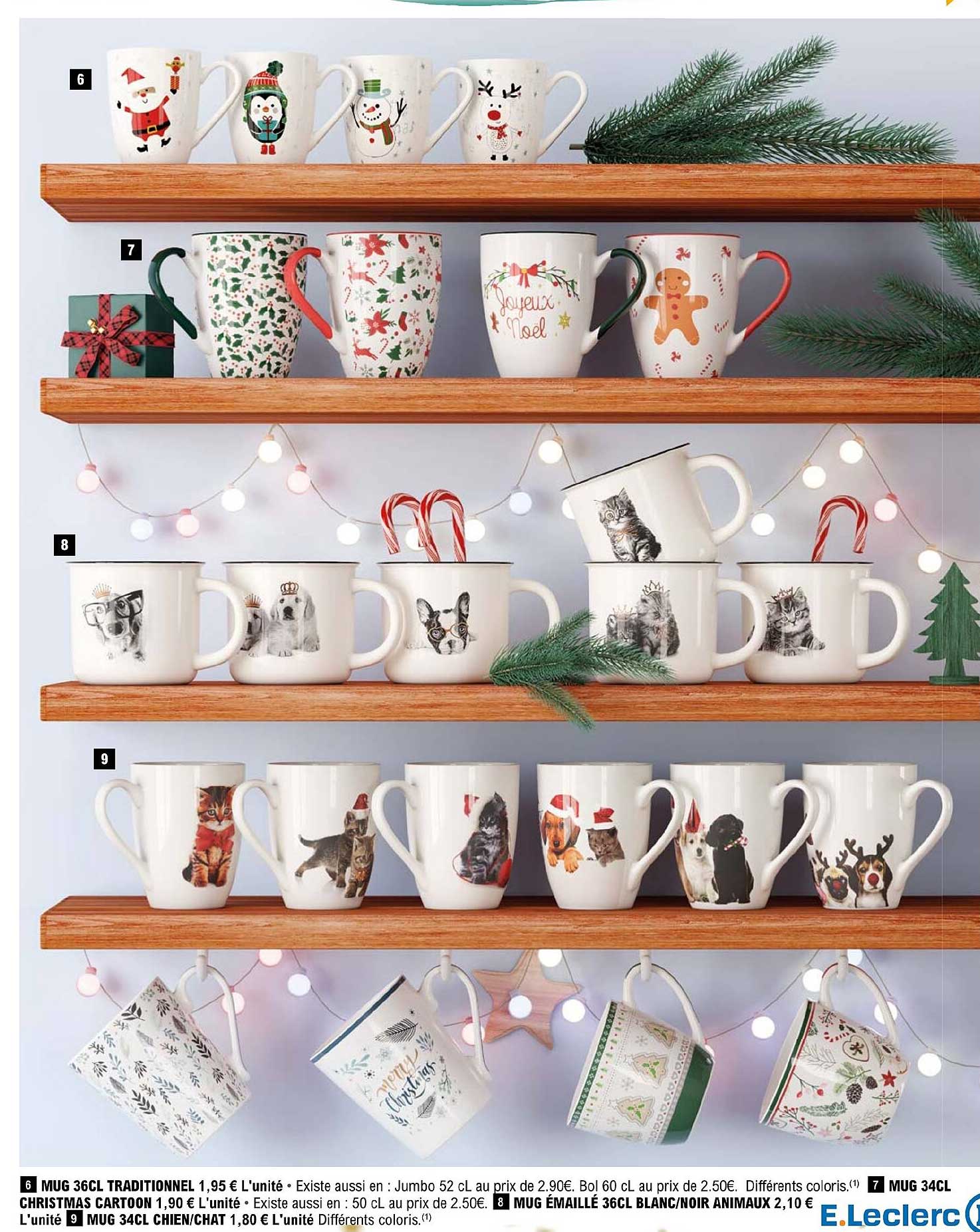 mug 36 cl traditionnel, mug 34 cl christmas cartoon, mug émaillé 36 cl blanc/noir animaux, mug 34 cl chien/chat