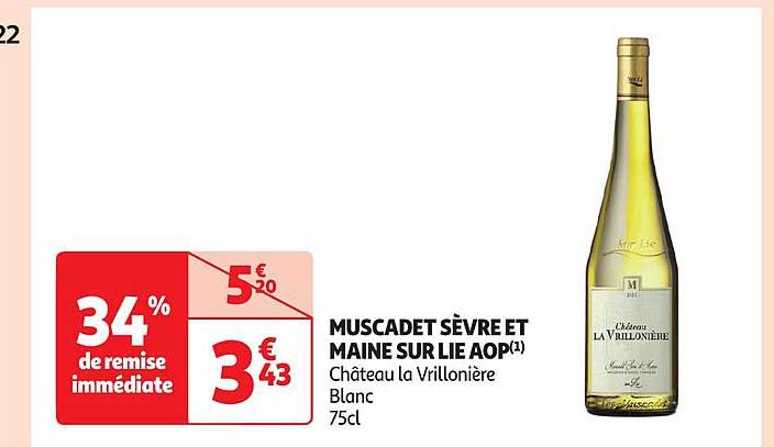 muscadet sèvre et maine sur lie aop