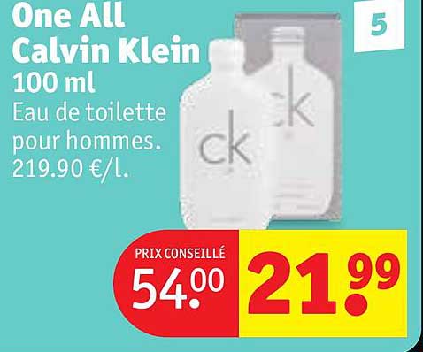 one all calvin klein