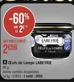 œufs de lompe labeyrie