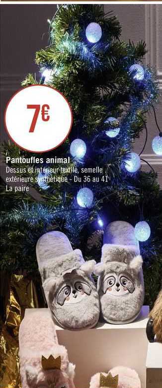 Pantoufles Animal