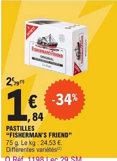 pastilles "fisherman's friend"