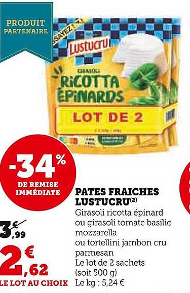 Pâtes Fraîches Lustucru
