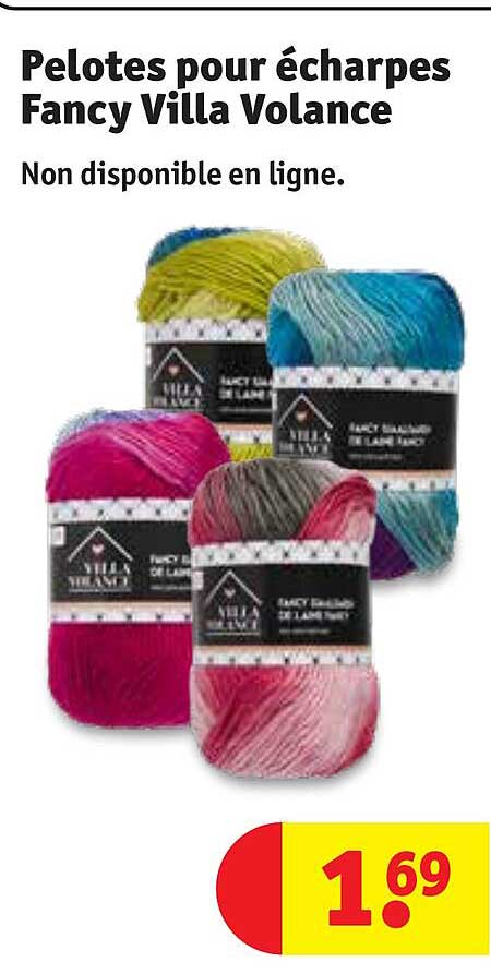 pelotes pour écharpes fancy villa volance