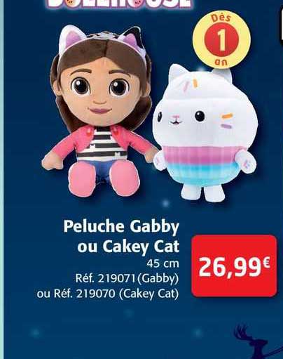 Peluche Gabby Ou Cakey Cat