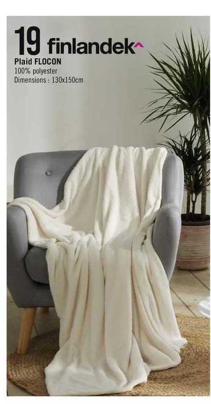 Plaid Flocon Finlandek