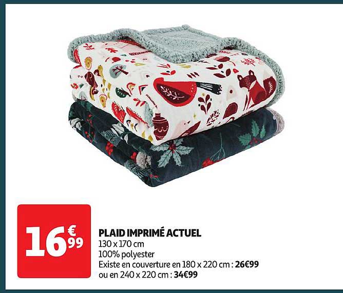 Plaid Imprimé Actuel