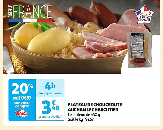Plateau De Choucroute Auchan Le Charcutier