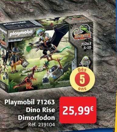 playmobil 71263 dino rise dimorfodon