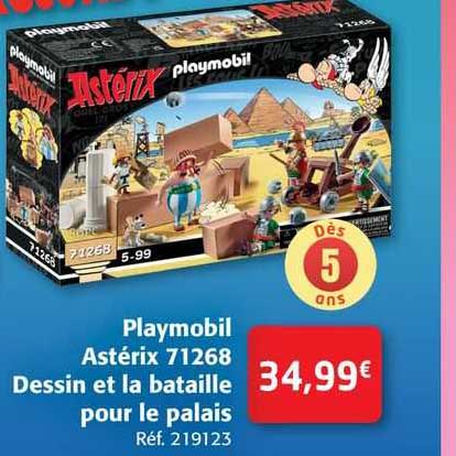 playmobil astérix 71268 dessin et la bataille pour le palais