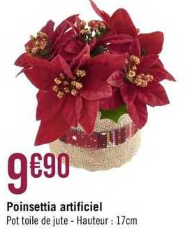 Poinsettia Artificiel