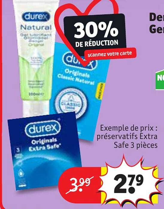 préservatifs extra safe 3 pièces