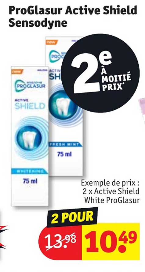 proGlasur active shield sensodyne