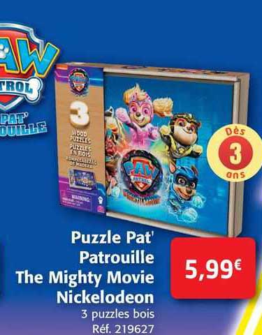 puzzle pat'patrouille the mighty movie nickelodeon