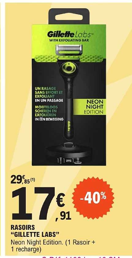 rasoirs "gillette labs"