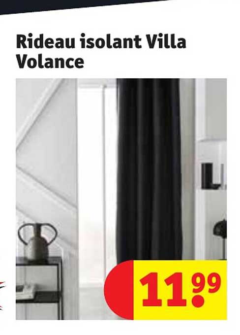 rideau isolant villa volance