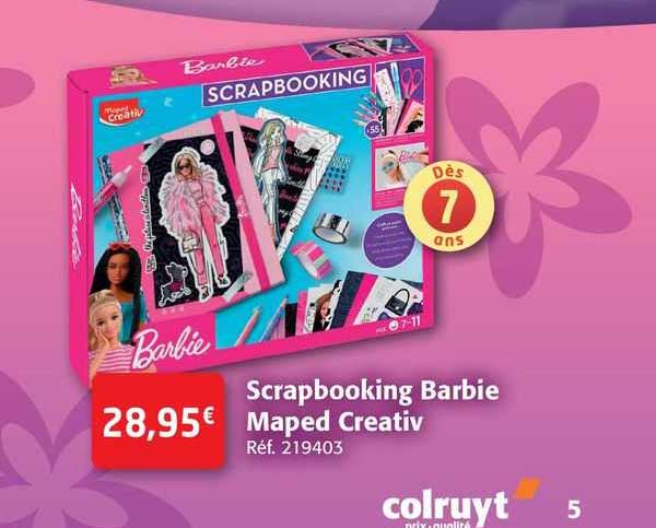 scrapbooking barbie maped creativ