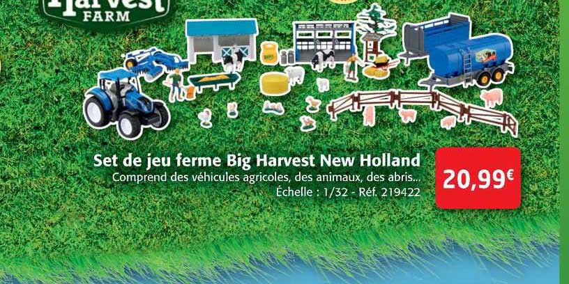 set de jeu ferme big harvest new holland