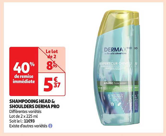 shampooing head & shoulders derma pro