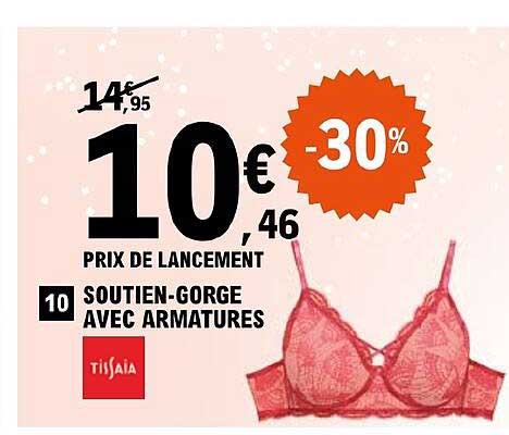 soutien-gorge avec armatures tissaia