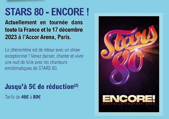 stars 80 - encore !