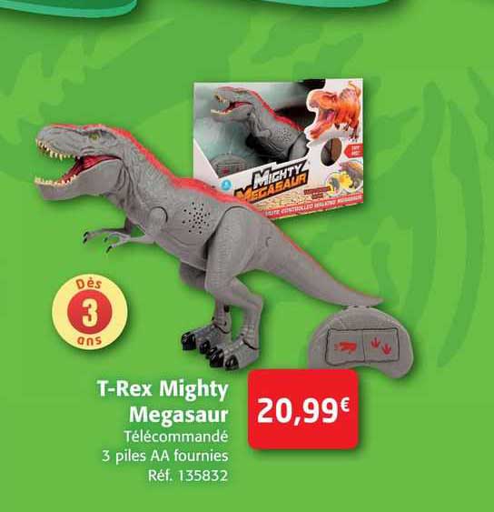 t-rex mighty mégasaur