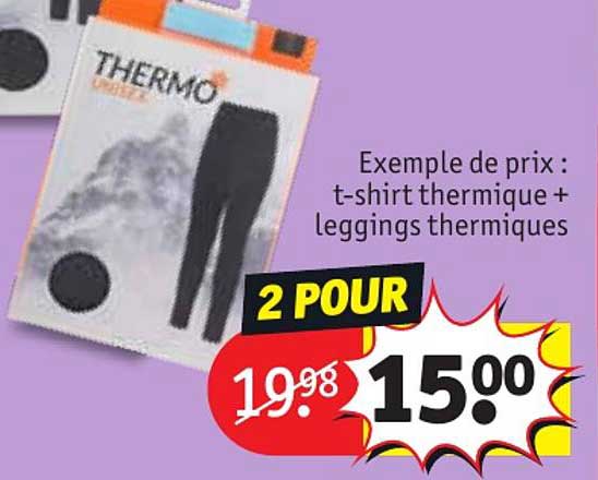 T-shirt Thermique + Leggings Thermiques