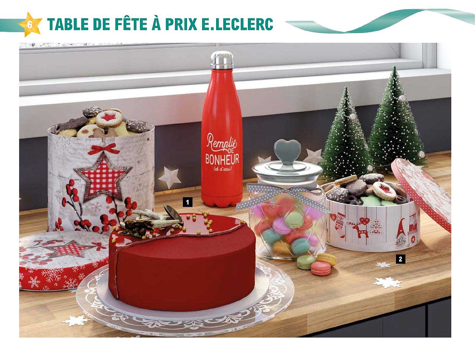 table de fête à prix e.leclerc