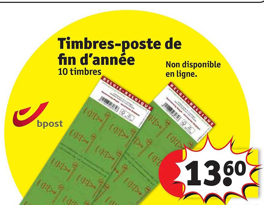 timbres-poste de fin d'année