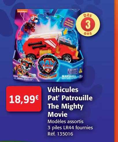 véhicules pat'patrouille the mighty movie