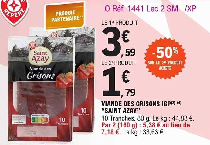 viande des grisons igp "saint azay"