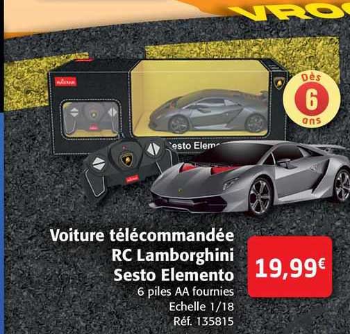 voiture télécommandée rc lamborghini sesto elemento
