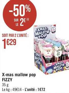 x-mas mallow pop fizzy